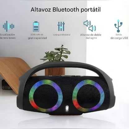 Altavoz Bluetooth Portátil Resistente al Agua 💧🎶