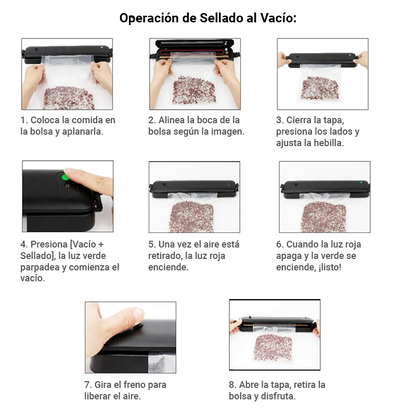 MÁQUINA SELLADORA AL VACÍO AUTOMÁTICA VACUUM SEALER